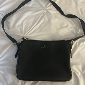 Kate Spade Black Leather Pouch